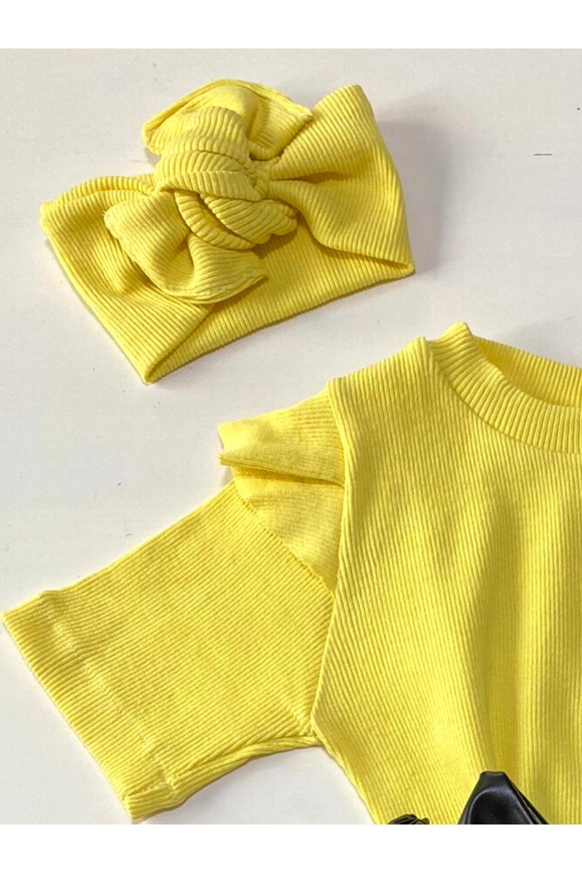 Deri Etek, Badi Bandana Ve Diz Altı Çorap Takım